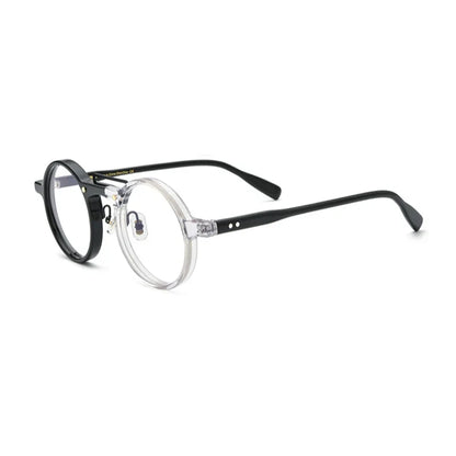 
Gafas redondas de acetato tipo mosaico - Imagen 3