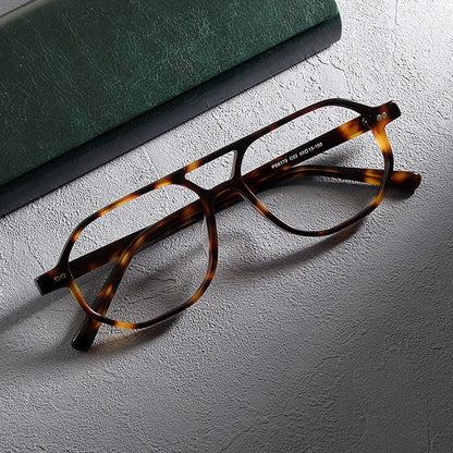 
Gafas de aviador de acetato con estampado de carey - Imagen 2