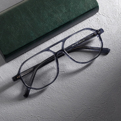 
Gafas de aviador de acetato con estampado de carey - Imagen 4