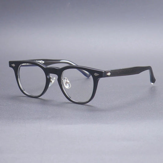 Gafas de acetato con puente de cerradura tipo panto