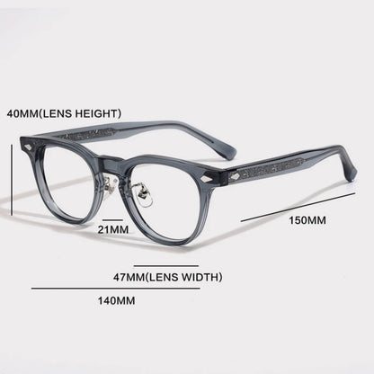 
Gafas de acetato con puente de cerradura tipo panto - Imagen 7