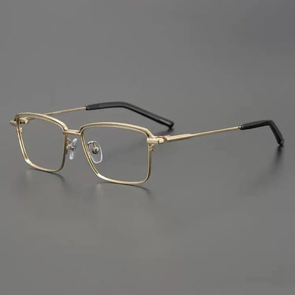 
Gafas cuadradas minimalistas de titanio - Imagen 2
