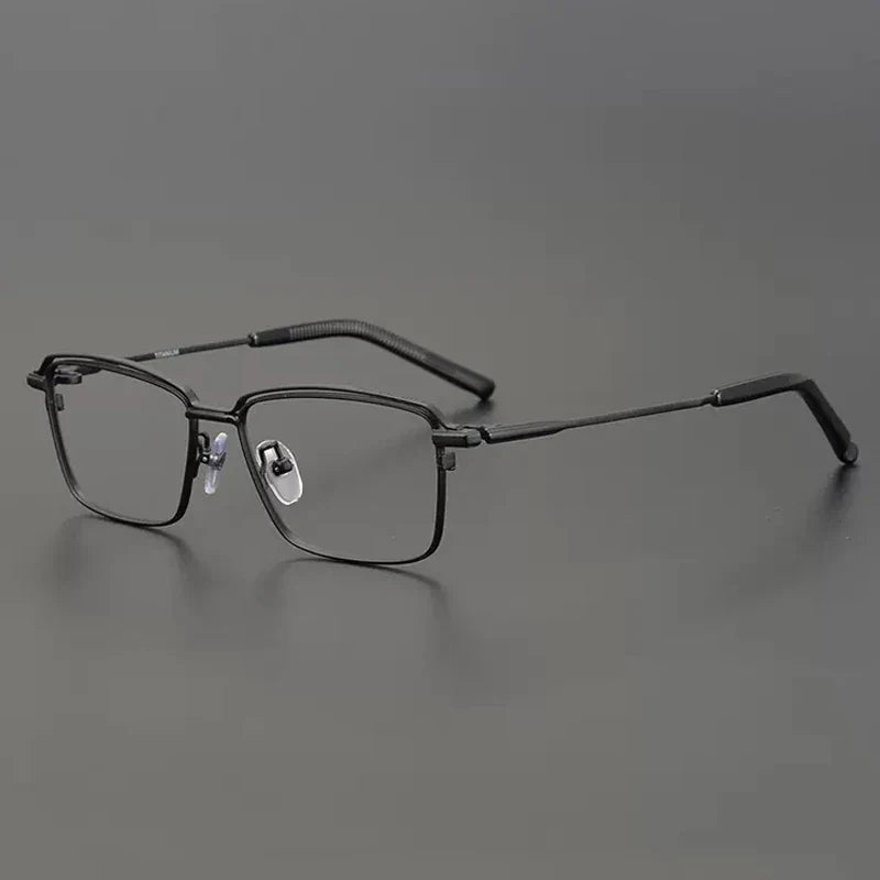 
Gafas cuadradas minimalistas de titanio