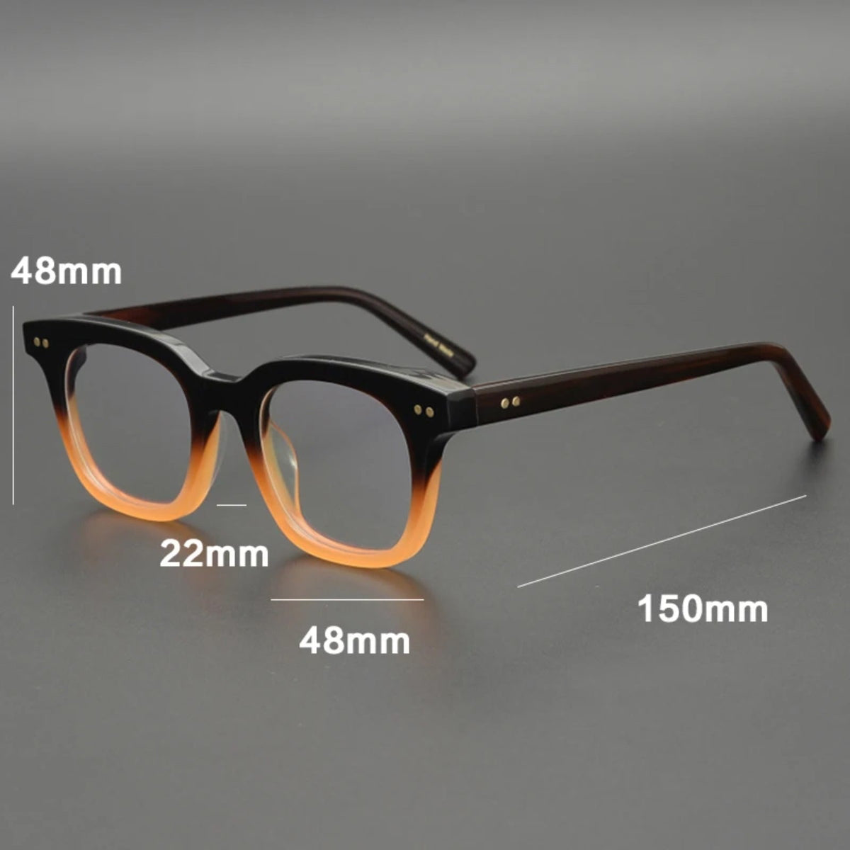
Gafas cuadradas de acetato color esmeralda