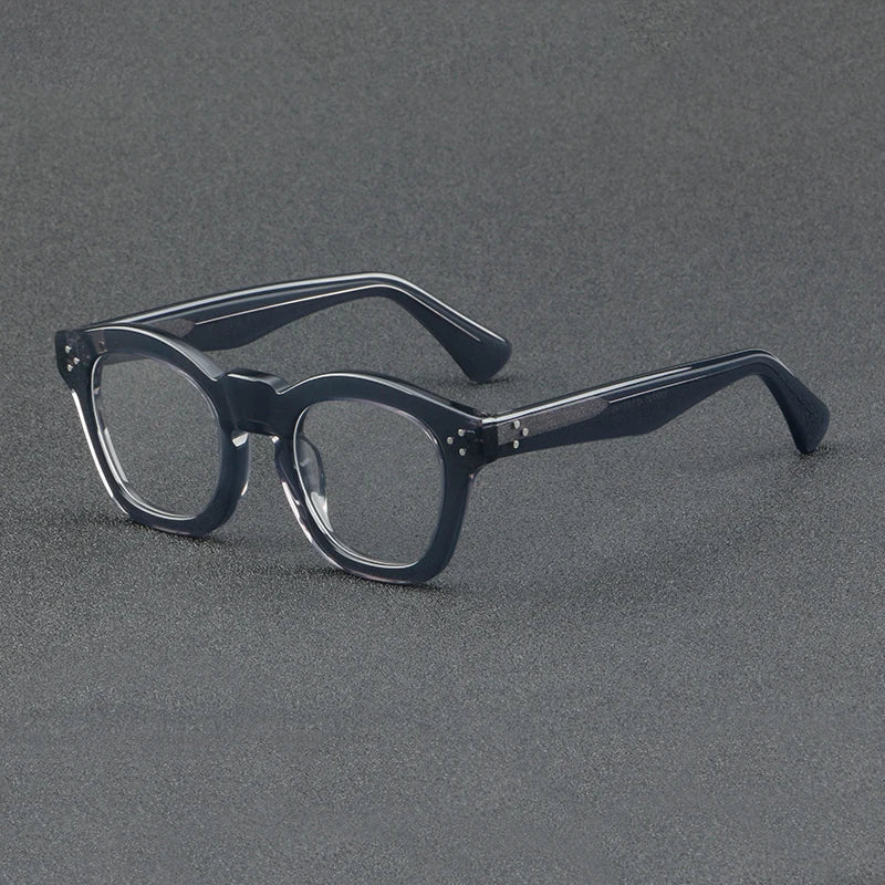 
Gafas pequeñas de acetato en dos tonos - Gris