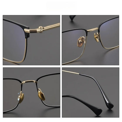 
Gafas cuadradas grandes de titanio - Imagen 5