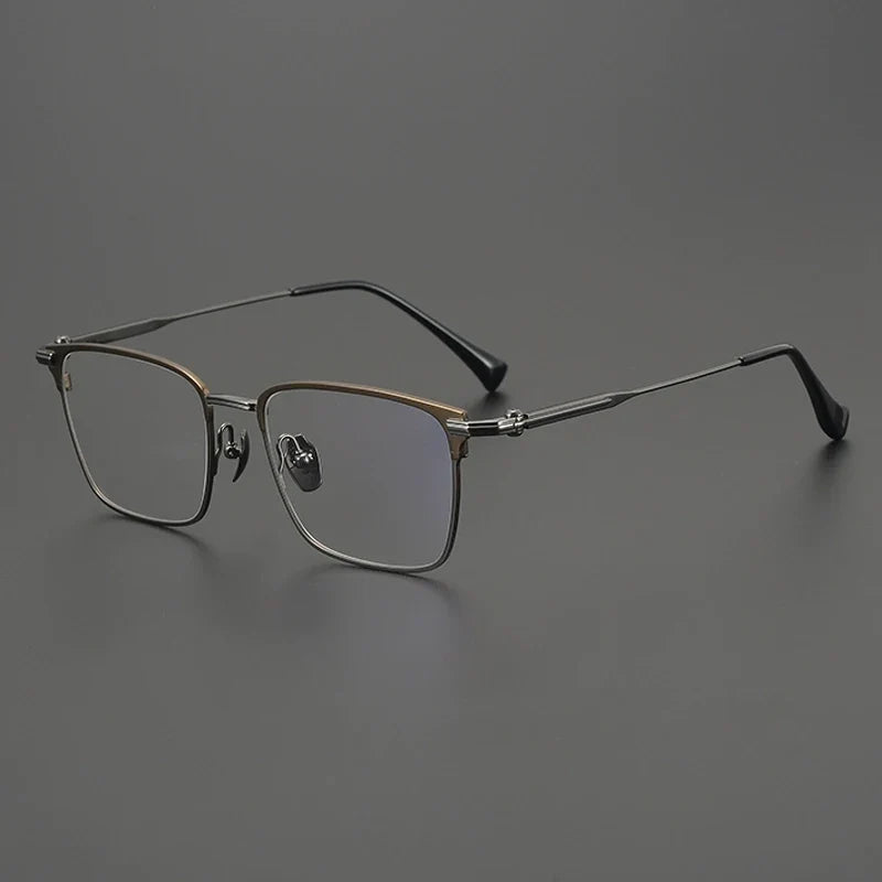 
Gafas cuadradas grandes de titanio