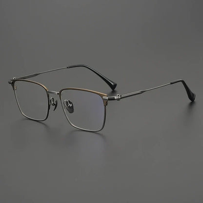 
Gafas cuadradas grandes de titanio