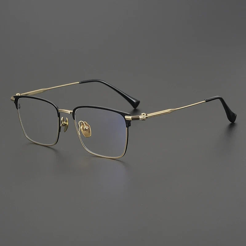
Gafas cuadradas grandes de titanio