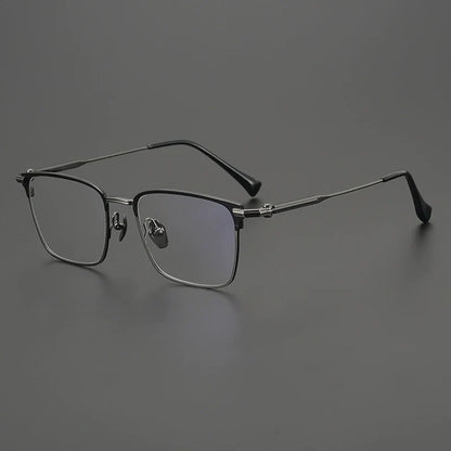 
Gafas cuadradas grandes de titanio - Imagen 3