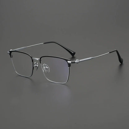 
Gafas cuadradas grandes de titanio - Imagen 4