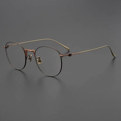 
Gafas redondas de alambre de titanio - Imagen 2