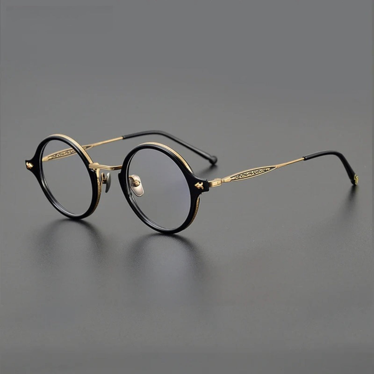 
Gafas redondas Windsor de acetato y titanio - Imagen 2