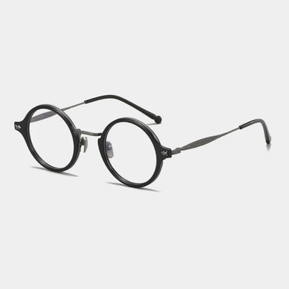 
Gafas redondas Windsor de acetato y titanio - Imagen 6