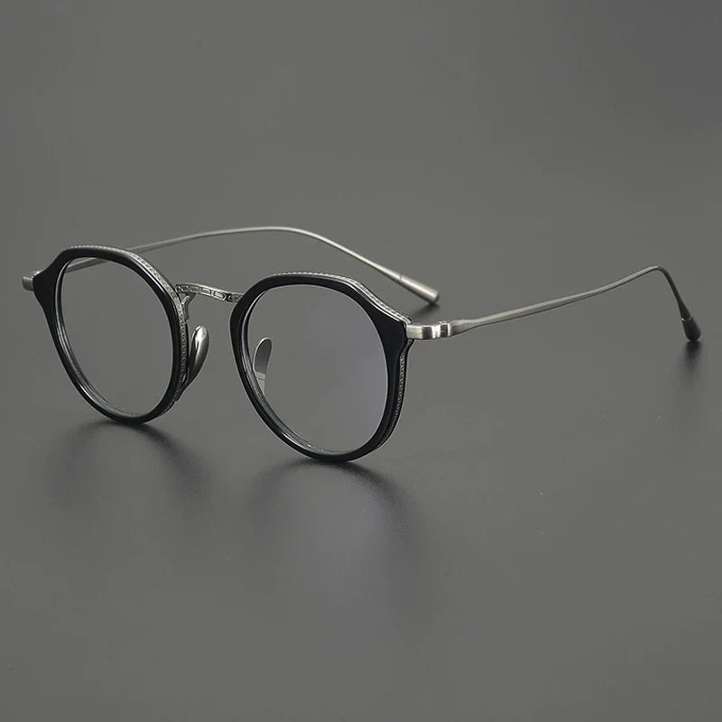 
Gafas Panto Windsor de titanio - Gris metálico