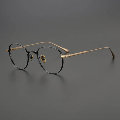 
Gafas geométricas pequeñas de titanio - Imagen 2