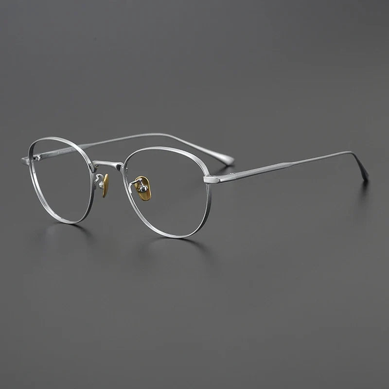 
Gafas geométricas pequeñas de titanio