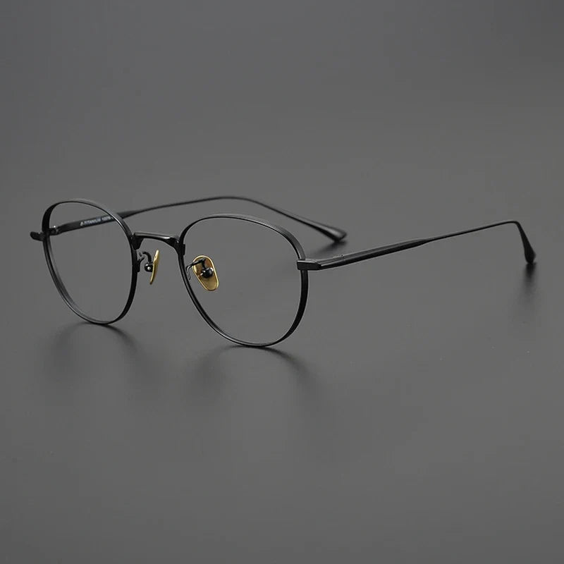 
Gafas geométricas pequeñas de titanio