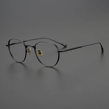 
Gafas geométricas pequeñas de titanio