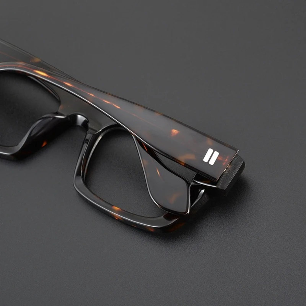 
Gafas cuadradas gruesas de acetato