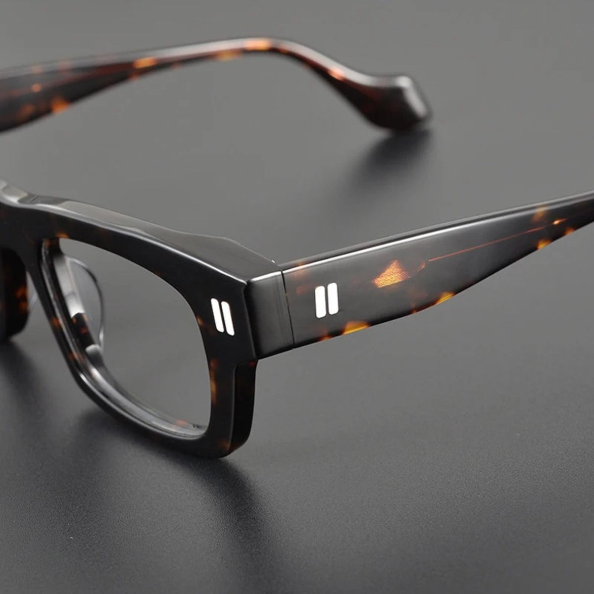 
Gafas cuadradas gruesas de acetato - Imagen 4