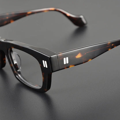 
Gafas cuadradas gruesas de acetato - Imagen 4