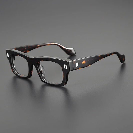 Gafas cuadradas gruesas de acetato