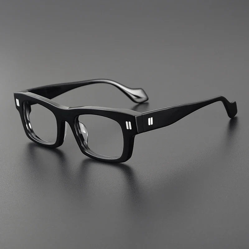 
Gafas cuadradas gruesas de acetato - Negro