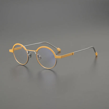 
Gafas redondas de titanio ultraligeras