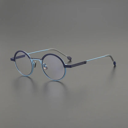 
Gafas redondas de titanio ultraligeras - Imagen 3