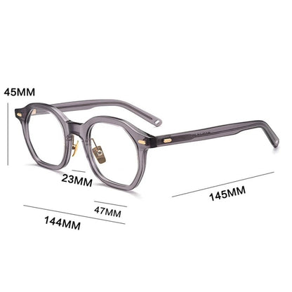 
Montura cuadrada de acetato clásico - Imagen 7