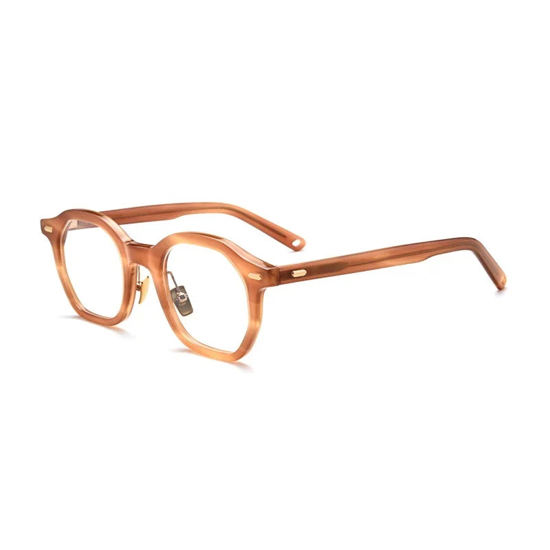 
Montura cuadrada de acetato clásico - Ámbar