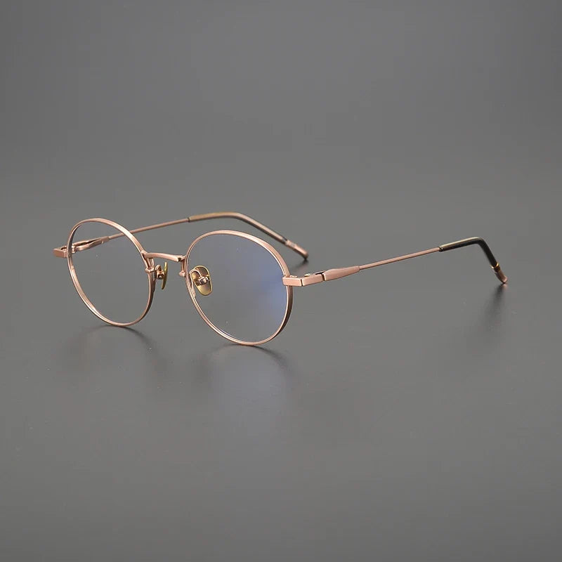 
Gafas redondas de titanio coreanas