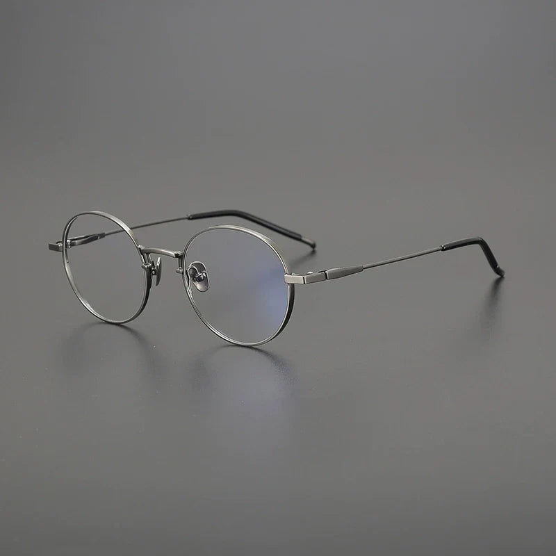 
Gafas redondas de titanio coreanas