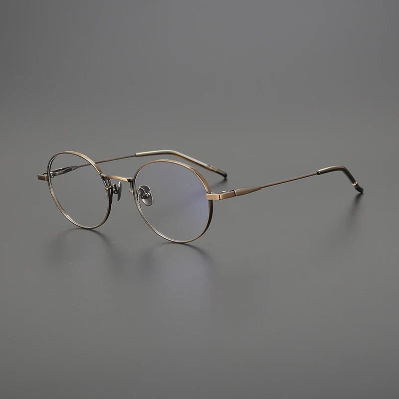 
Gafas redondas de titanio coreanas