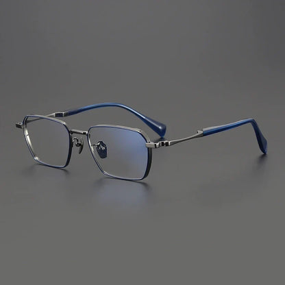 
Gafas cuadradas grandes de titanio