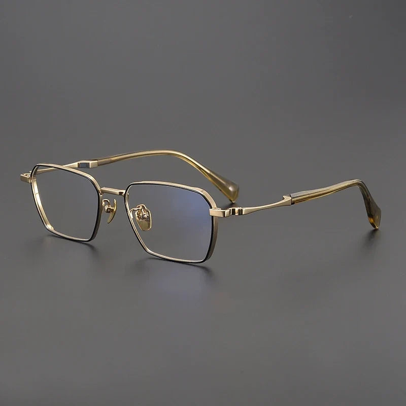 
Gafas cuadradas grandes de titanio