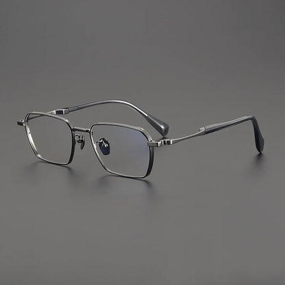 
Gafas cuadradas grandes de titanio - Imagen 4