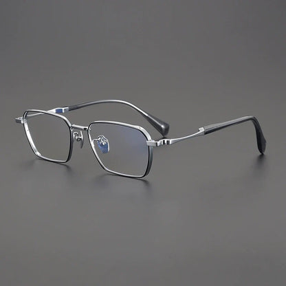 
Gafas cuadradas grandes de titanio - Imagen 3
