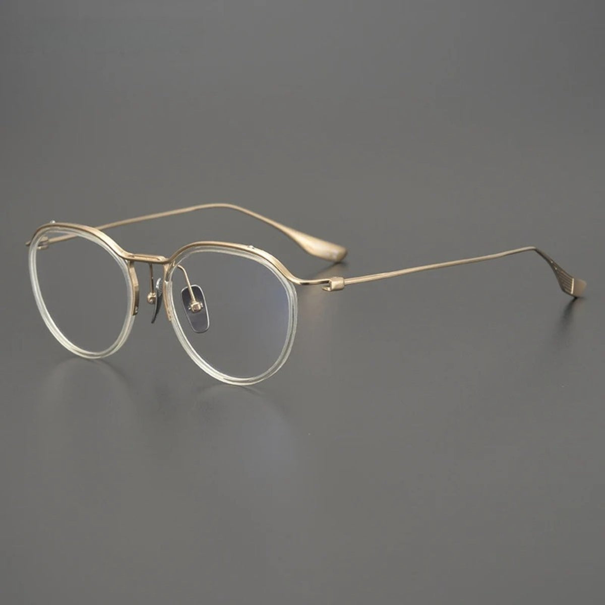 
Gafas redondas de titanio Windsor coreanas - Imagen 2
