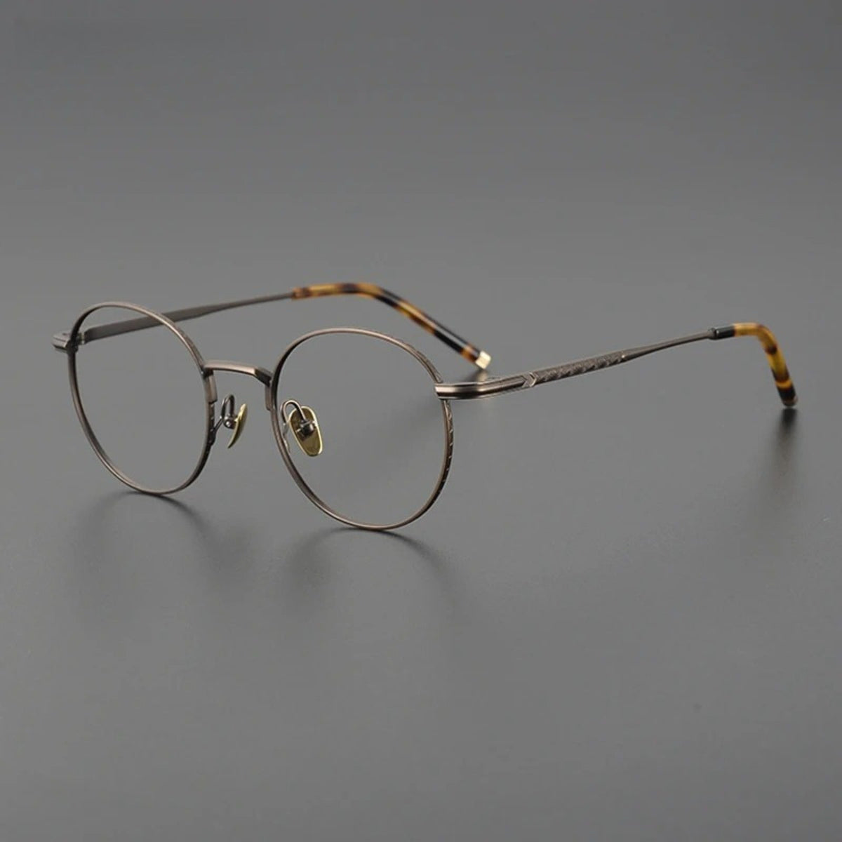 
Gafas redondas de titanio