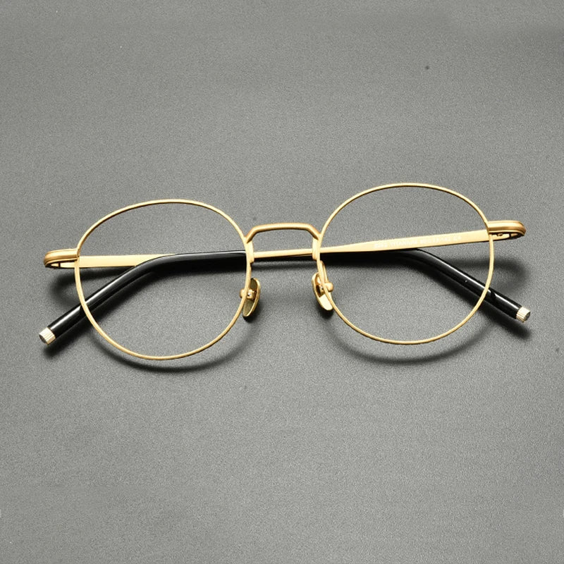 
Gafas redondas de titanio