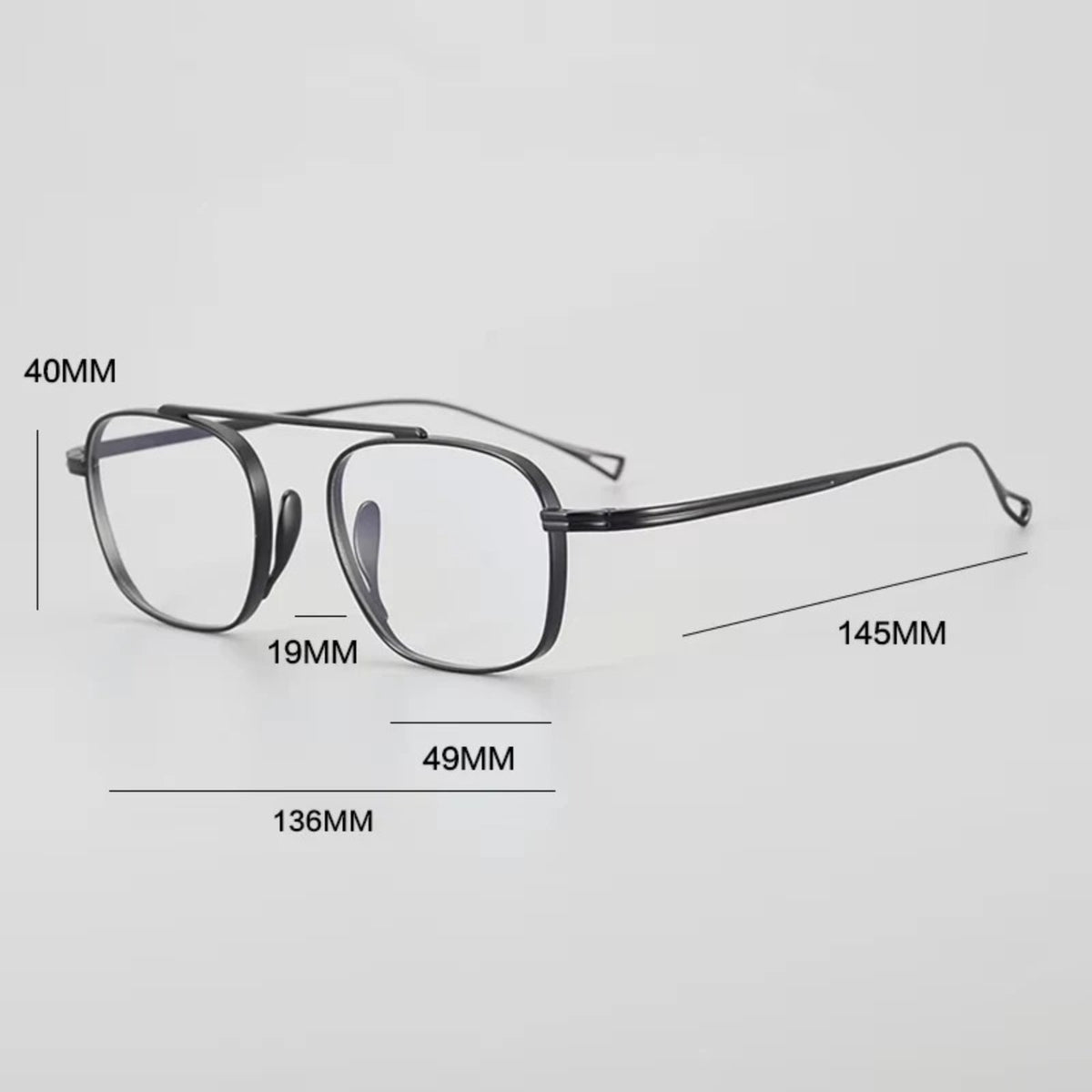 
Gafas de piloto de titanio petite - Imagen 8