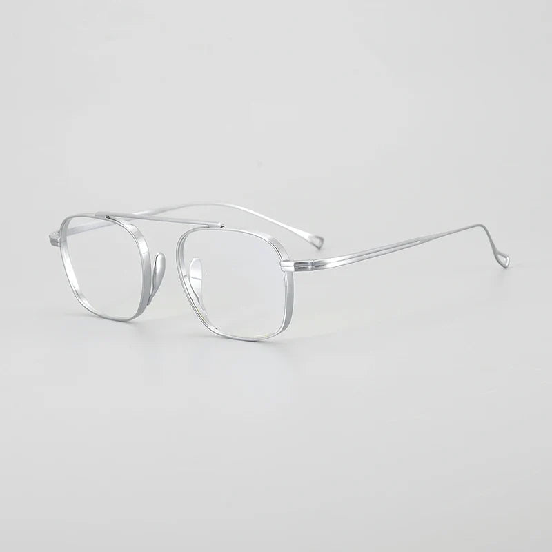 
Gafas de piloto de titanio petite - plata