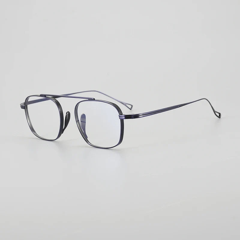 
Gafas de piloto de titanio petite - Azul
