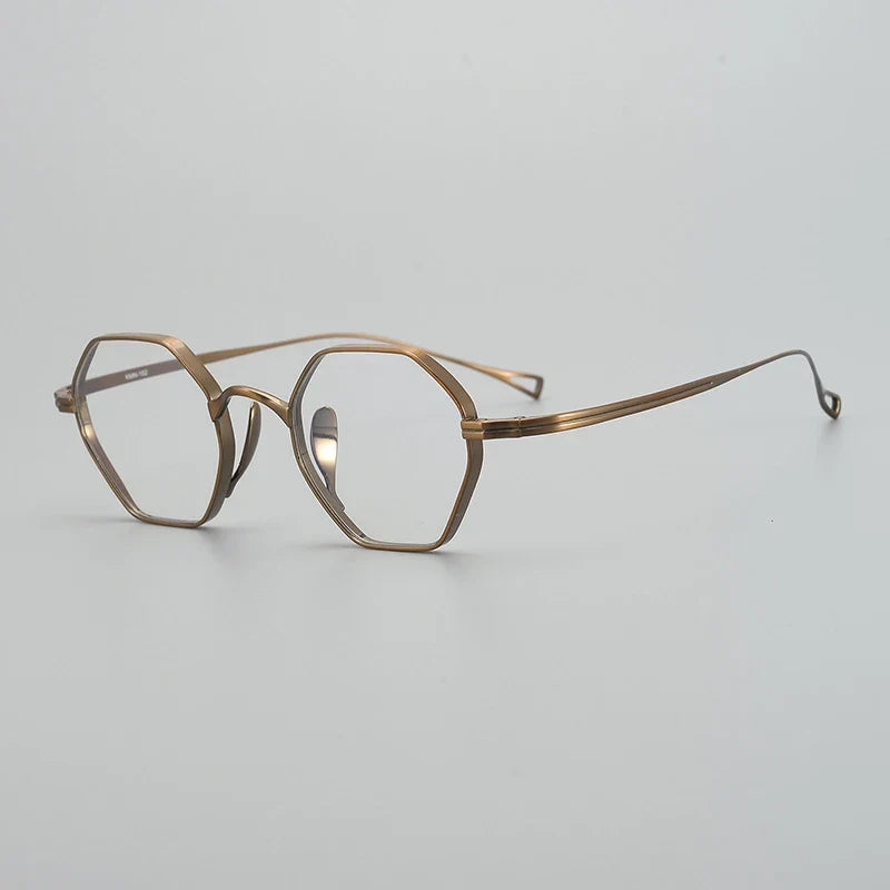 
Gafas redondas de titanio ultraligeras