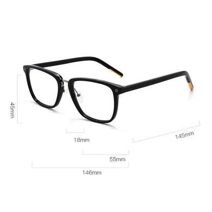 
Gafas cuadradas de acetato cristal - Imagen 7