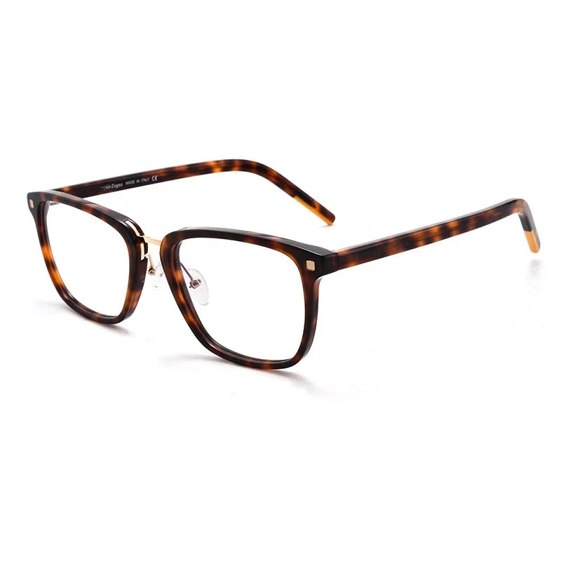 
Gafas cuadradas de acetato cristal - Ámbar