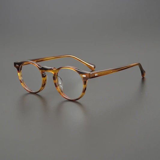Gafas de acetato japonés estilo panto