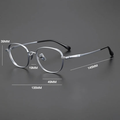 
Gafas Panto de titanio azul en tamaño pequeño - Imagen 7